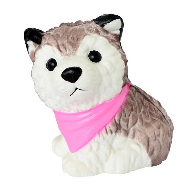 Squishy husky bandana rose
