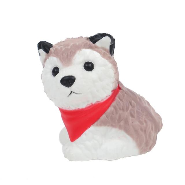 Squishy husky bandana rouge