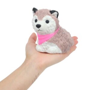 Squishy husky vu de profil
