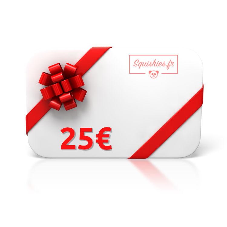 carte cadeau 25 euros