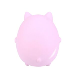 squishy chat rose vu de derriere