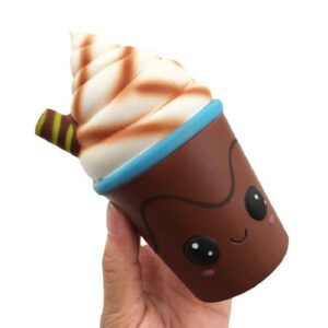 squishy chocolat chaud dans la main