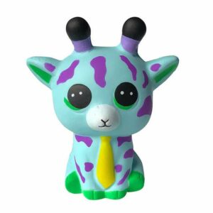 squishy girafe bleu