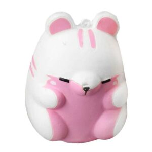squishy hamster kawaii blanc