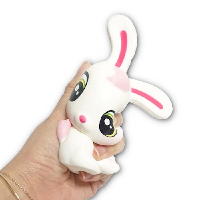 squishy lapin kawaii écrasé