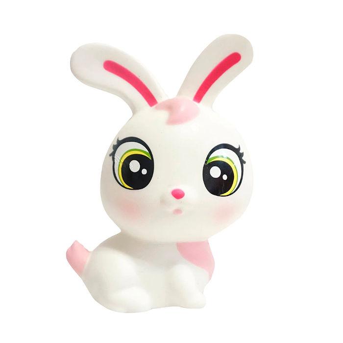 squishy lapin kawaii blanc
