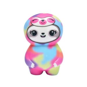 squishy paresseux multicolore
