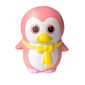 squishy pingouin kawaii rose