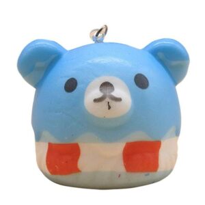squishy tete ours bleu